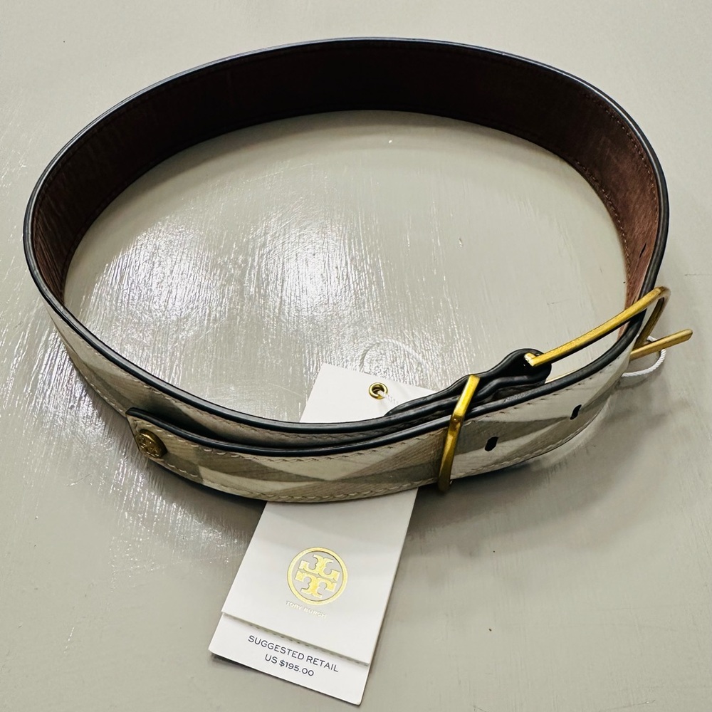 Tory Burch TriangleWoodgrain Belt(s)